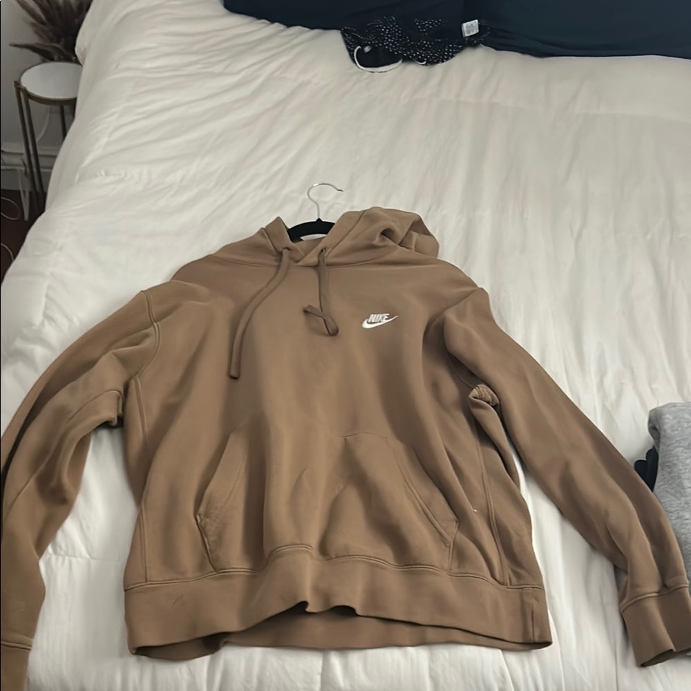 Nike Brown Hoodie with Logo